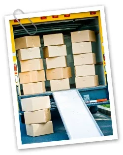 Photo of a moving truck